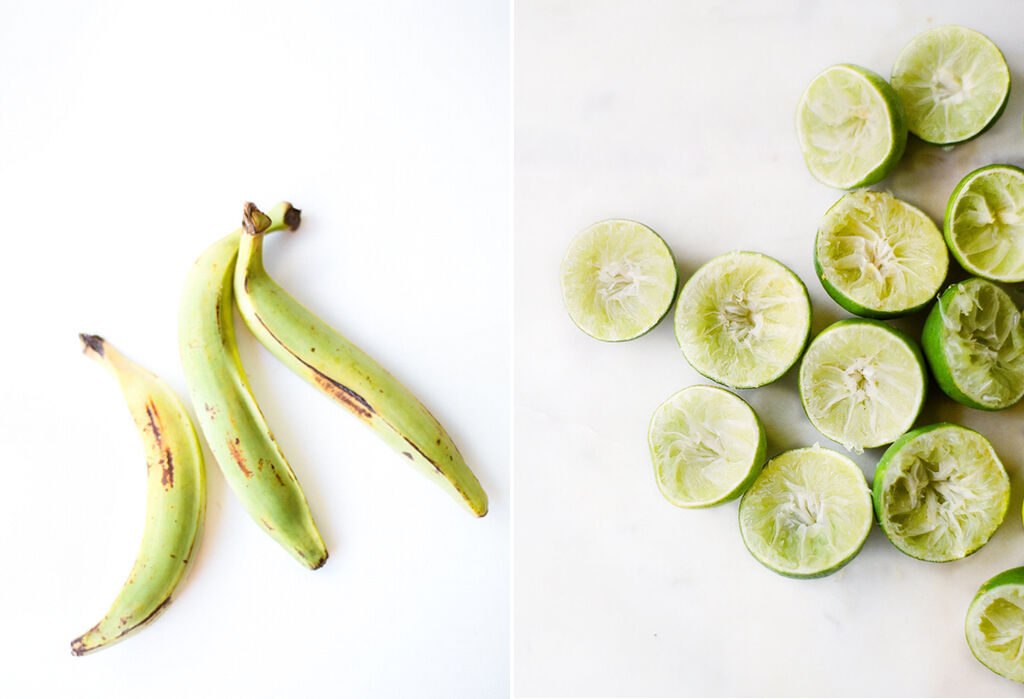 Plantains and limes